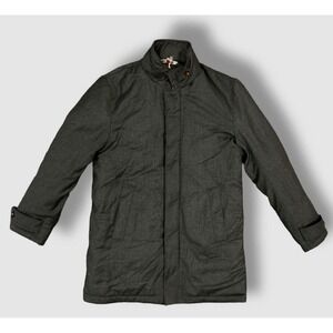 Kired by Kiton men's Grey Wool / Cashmere Car Coat - size 48 / 58 eu  rt‎ $1895